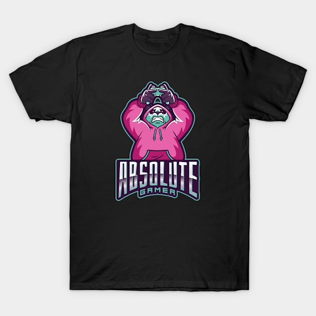 Absolute Gamer Panda Logo! T-Shirt by Johan13